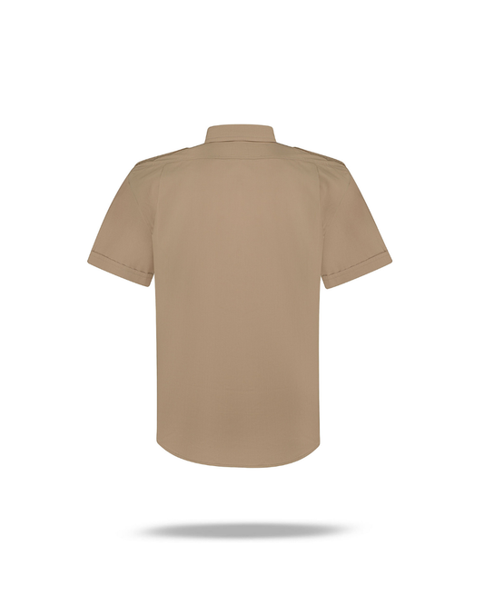 Khaki shirt short sleeve