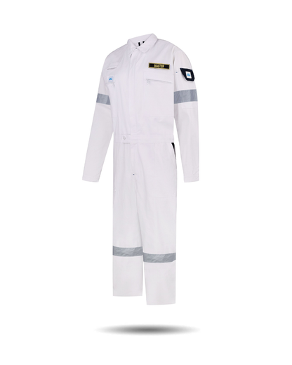 Cotton coverall white