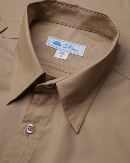 Khaki shirt long sleeve