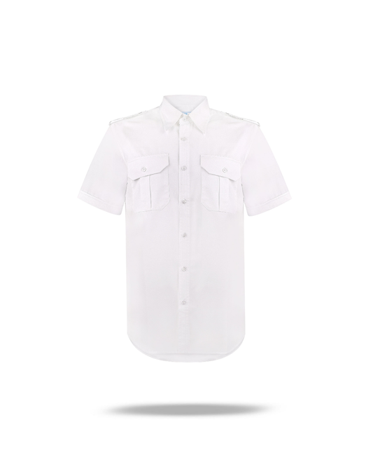 White shirt short sleeve