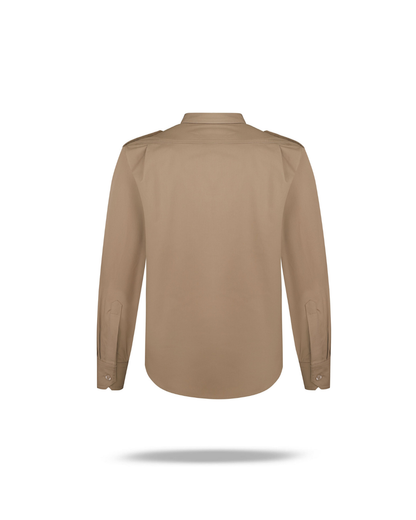 Khaki shirt long sleeve