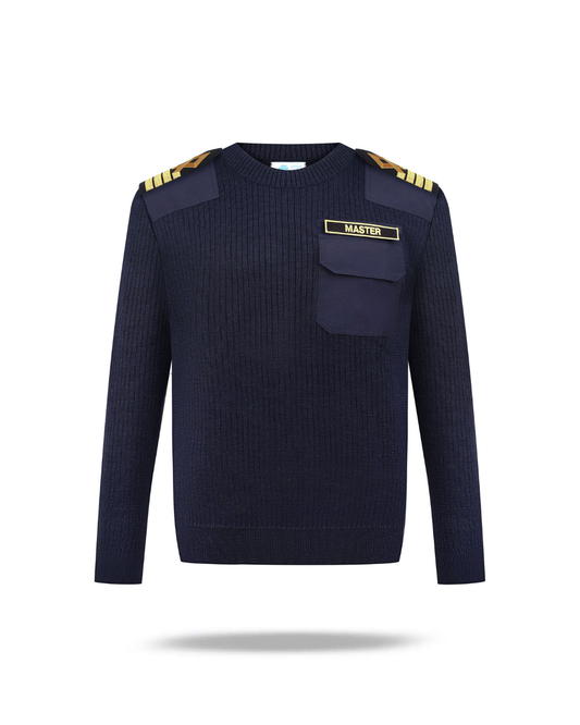 Crew neck uniform jumper