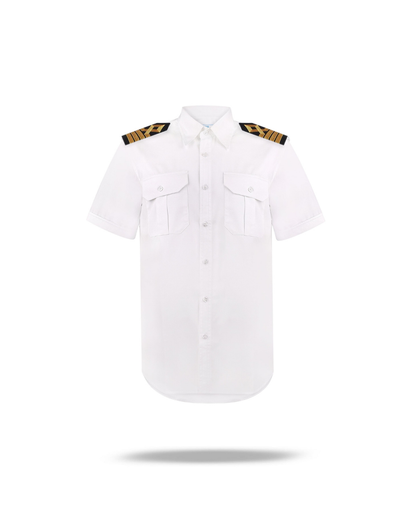 White shirt short sleeve