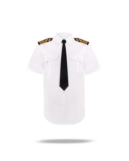 White shirt short sleeve