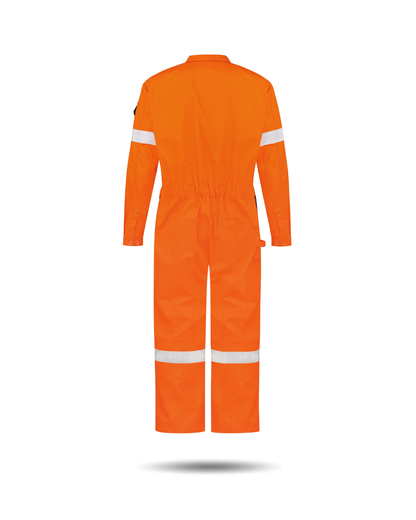 Cotton coverall orange