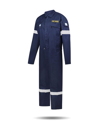 Cotton coverall navy blue