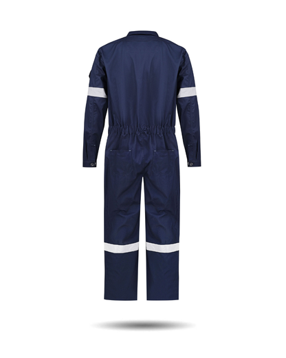 Cotton coverall navy blue