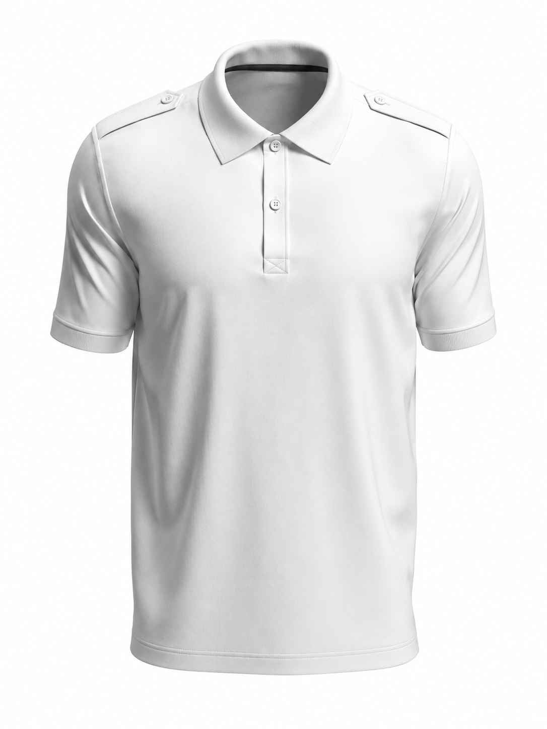 White uniform polo