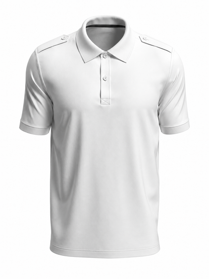 White uniform polo