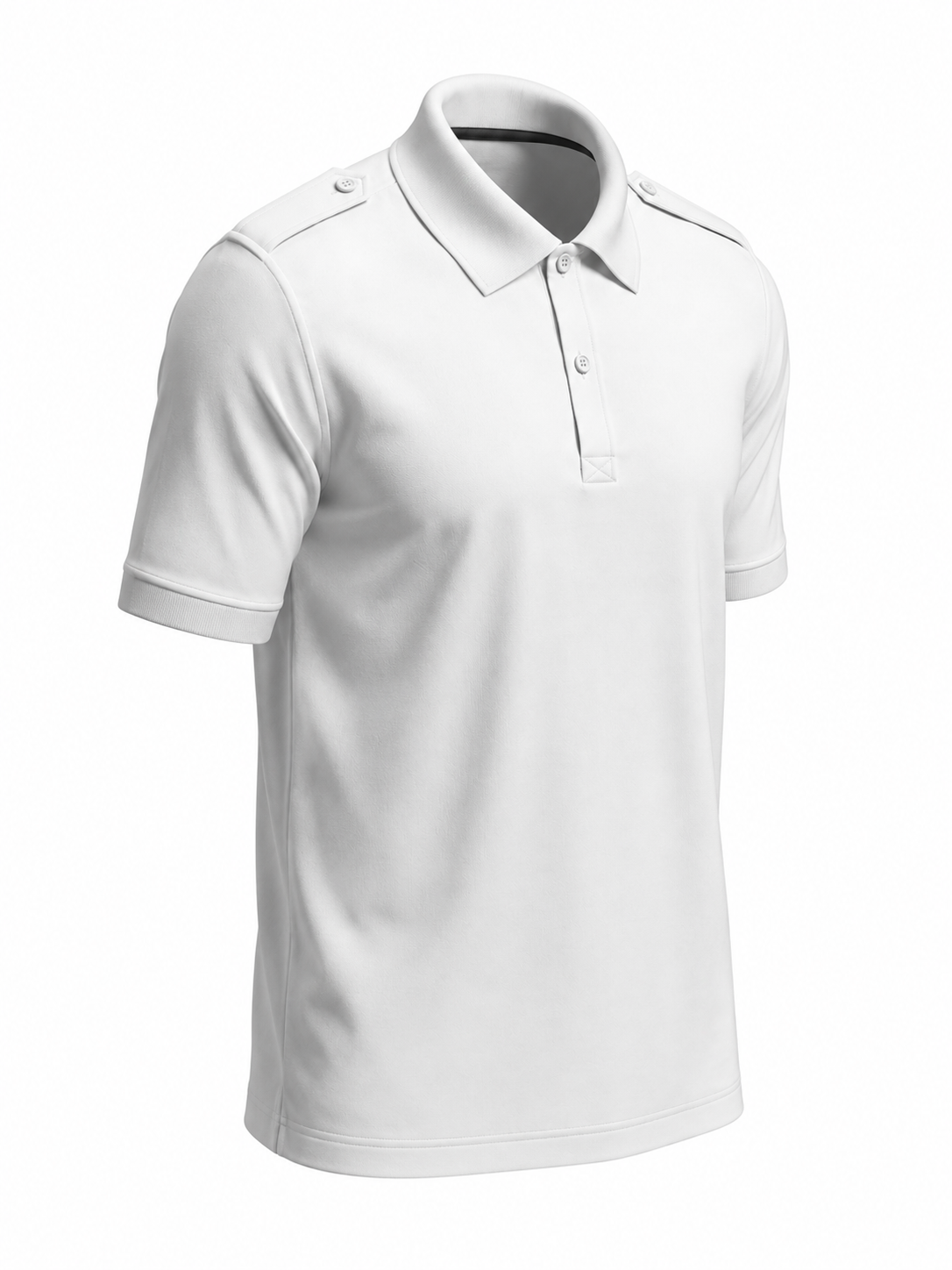 White uniform polo