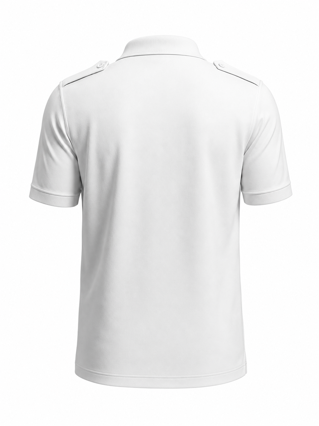White uniform polo