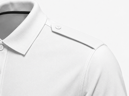 White uniform polo