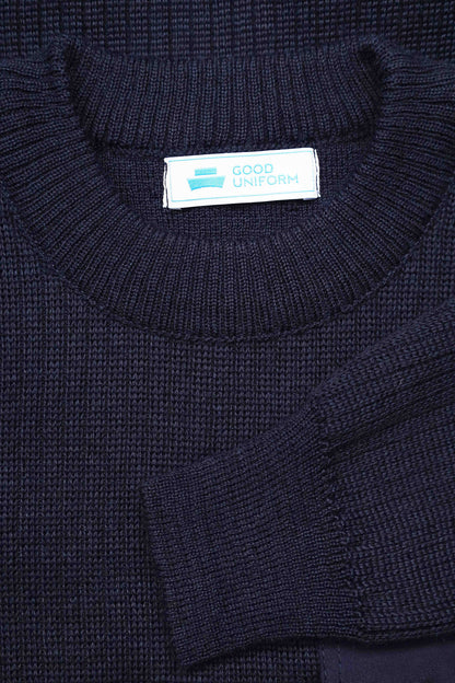 Crew neck uniform jumper
